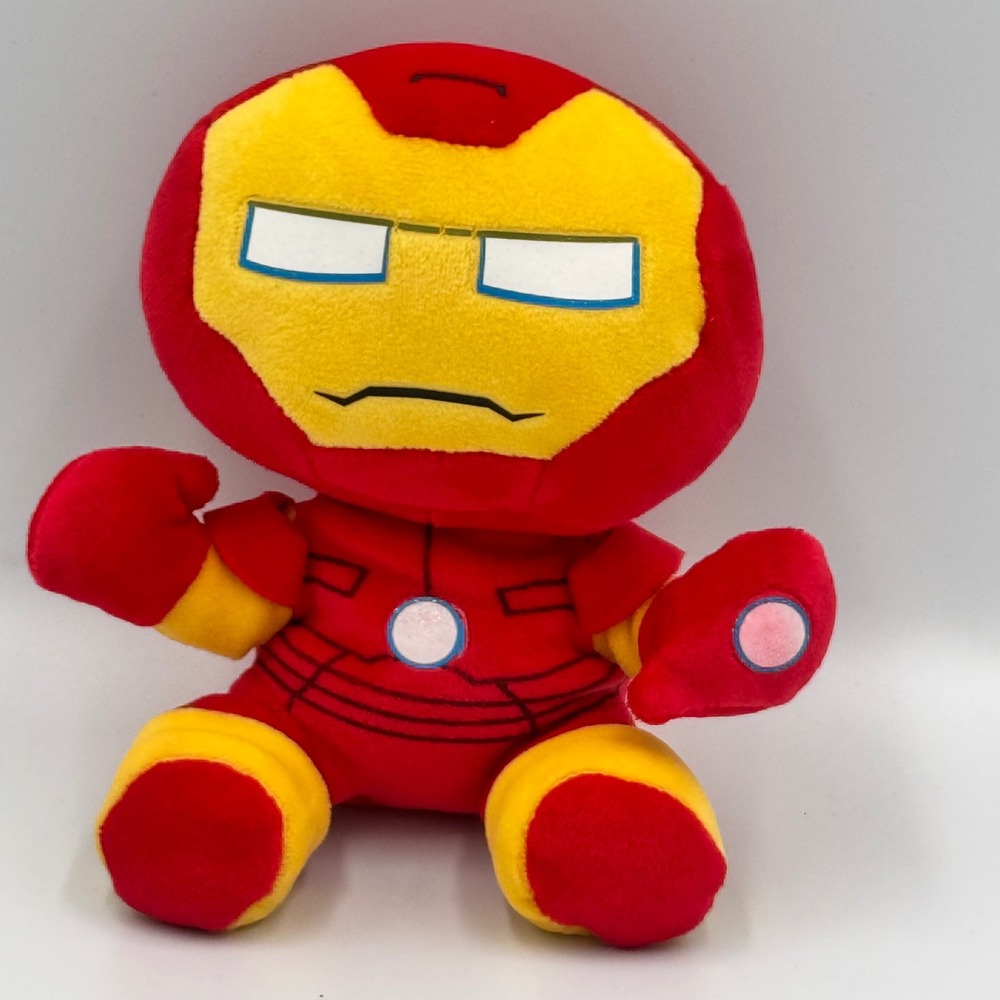 Ty Marvel Iron Man Plush 2023 Red Yellow Superhero